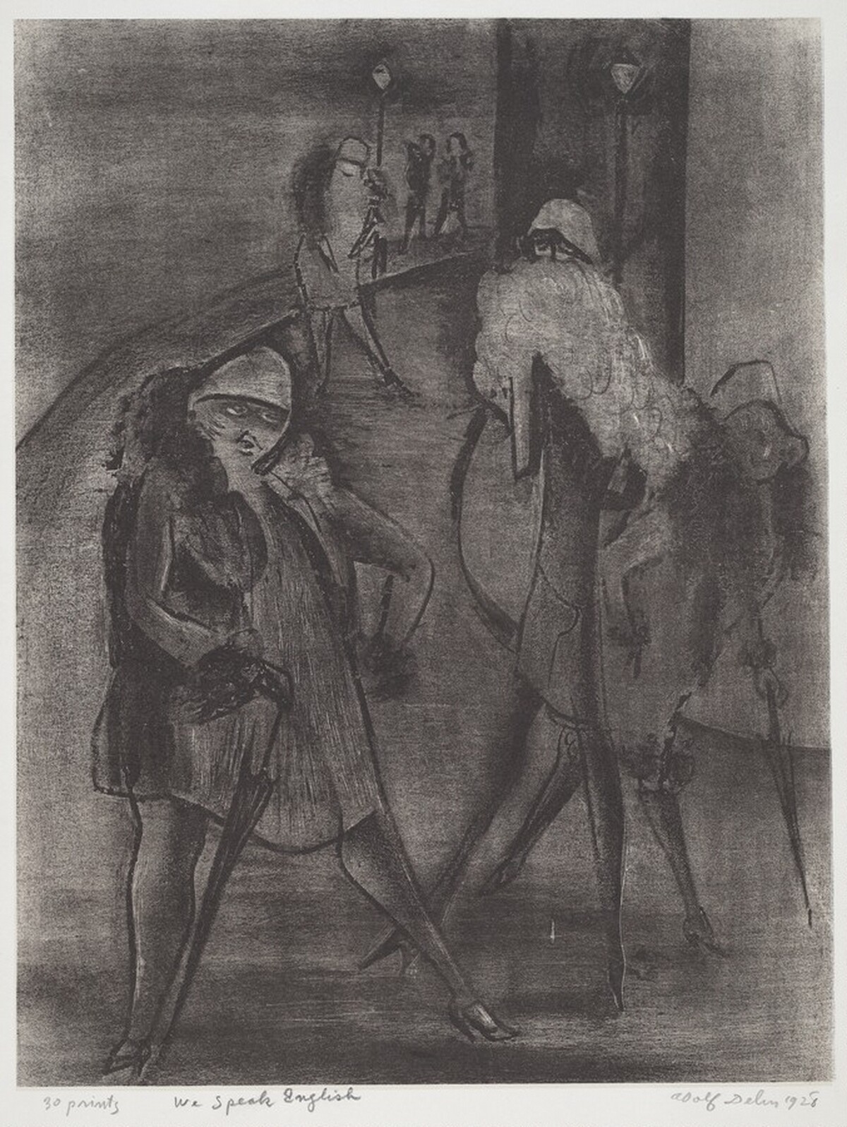 We Speak English by Adolf Arthur Dehn