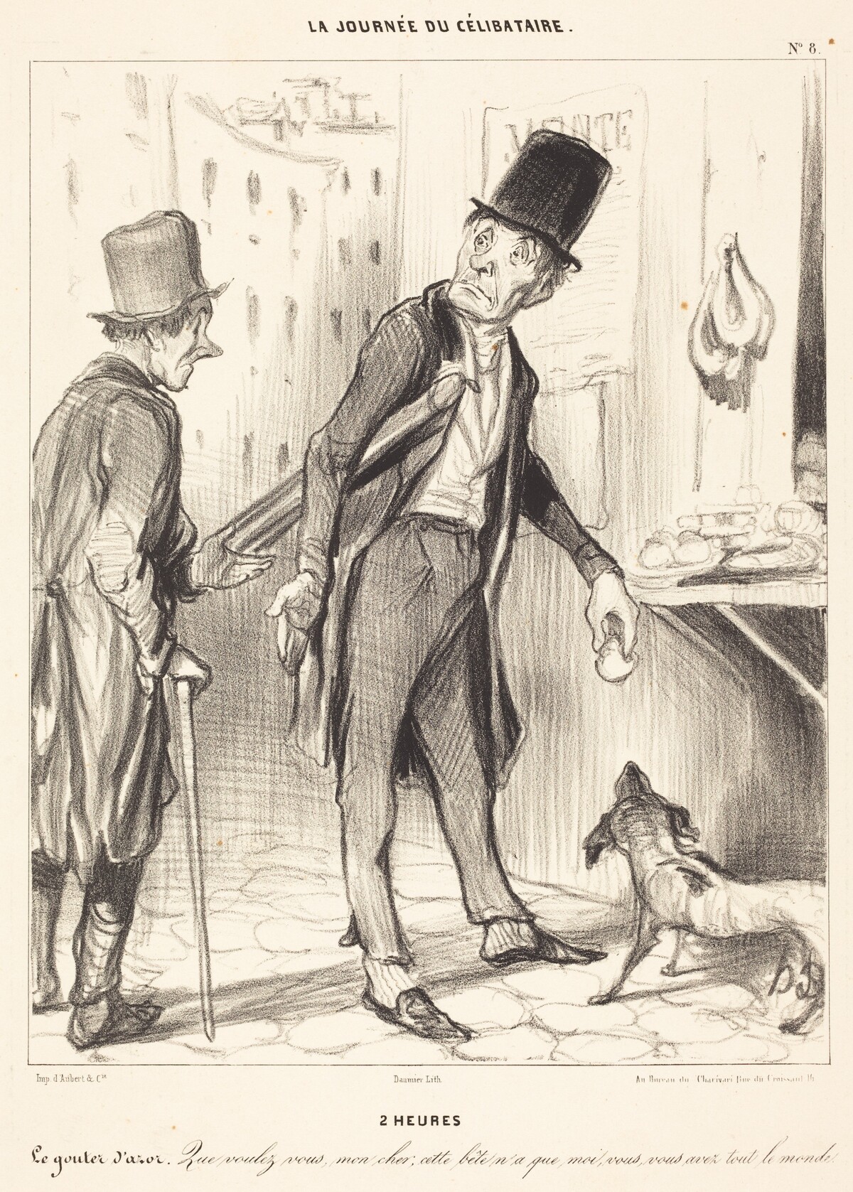 2 heures by Honoré Daumier