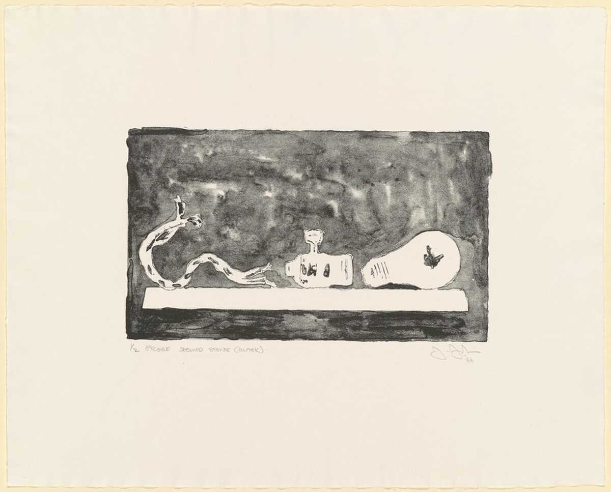 Light Bulb [proof] by Jasper Johns