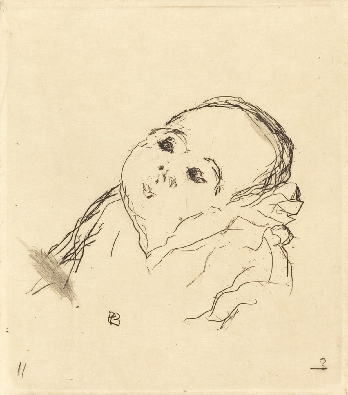 Birth Announcement for Françoise Floury by Pierre Bonnard