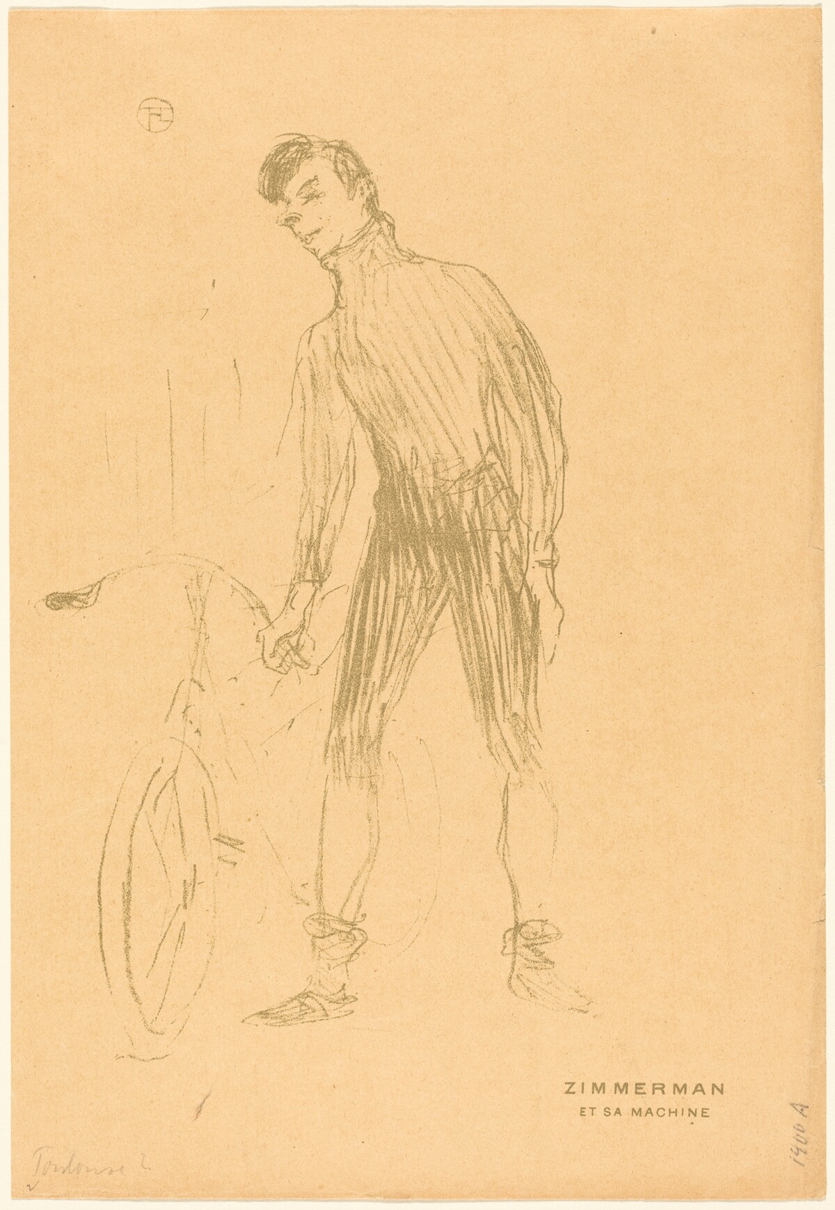 Zimmerman et sa machine (Zimmerman and His Machine) by Henri de Toulouse-Lautrec