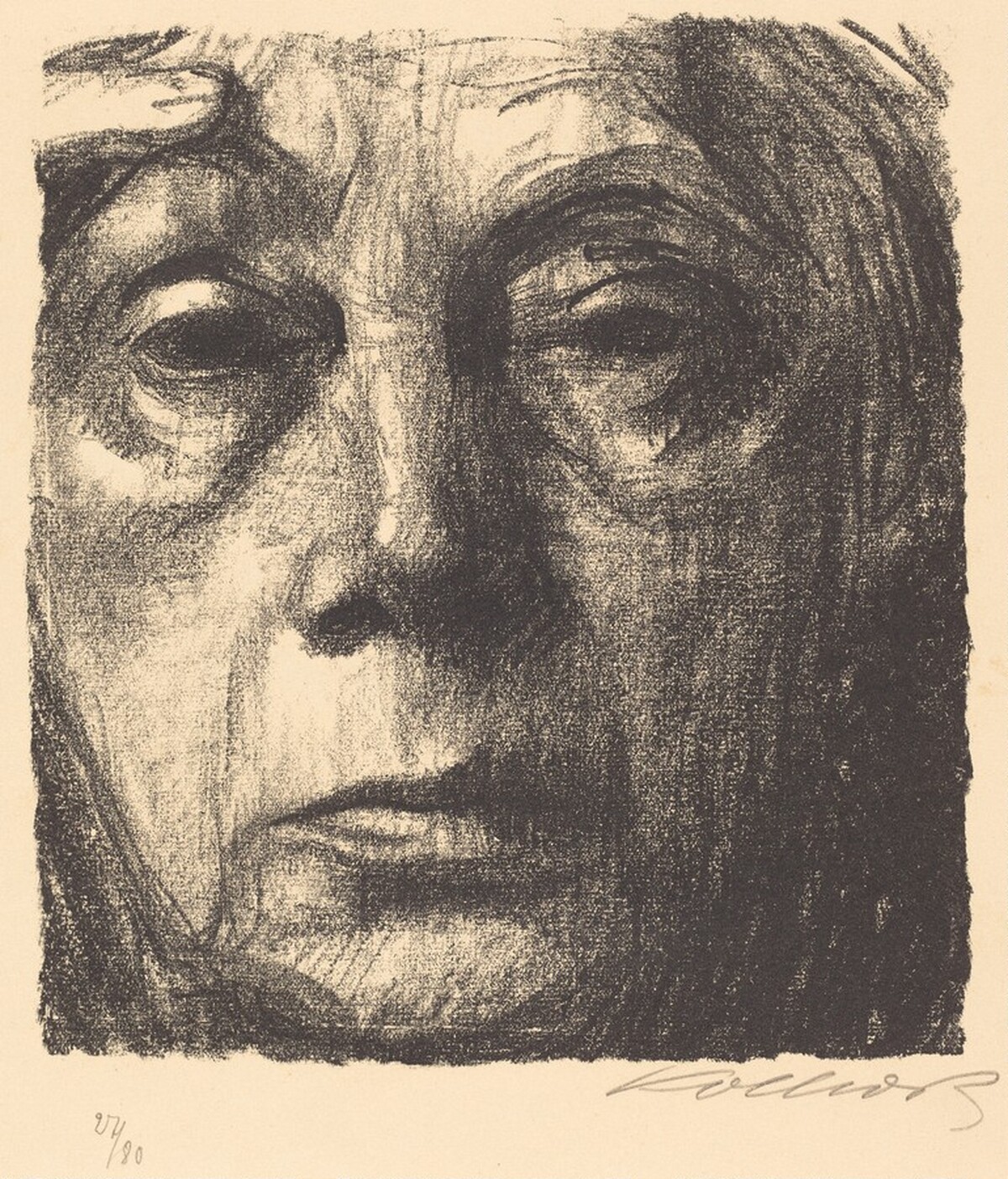 Self-Portrait (Selbstbildnis) by Käthe Kollwitz