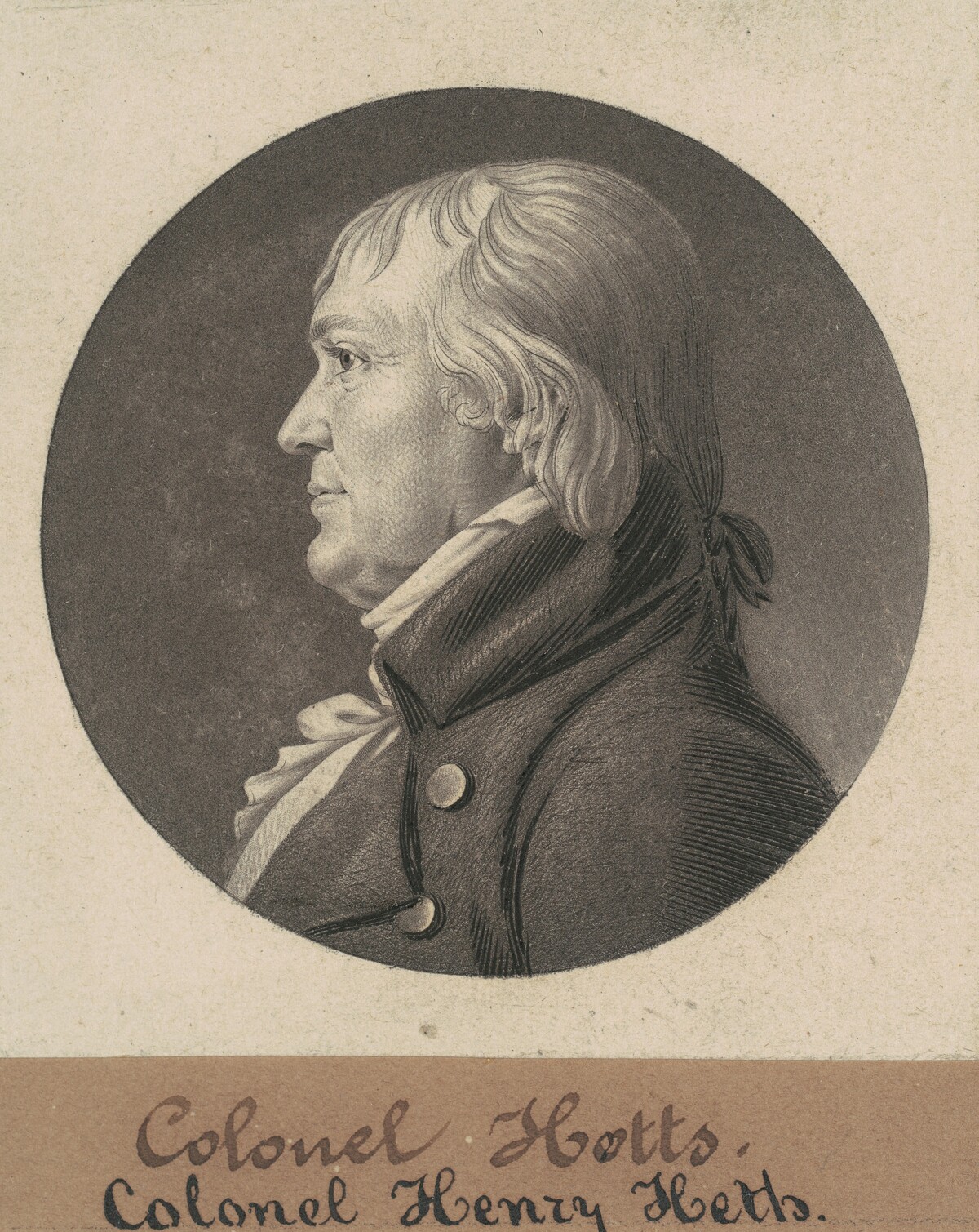 Henry Heth by Charles B. J. Févret de Saint-Mémin