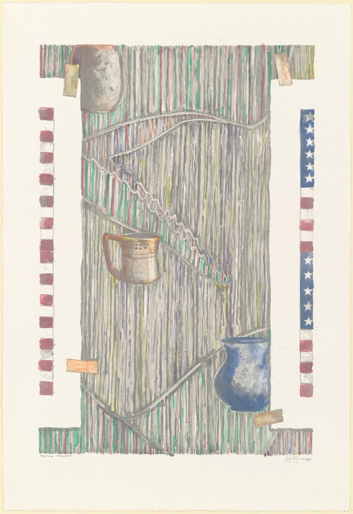 Ventriloquist [trial proof] by Jasper Johns