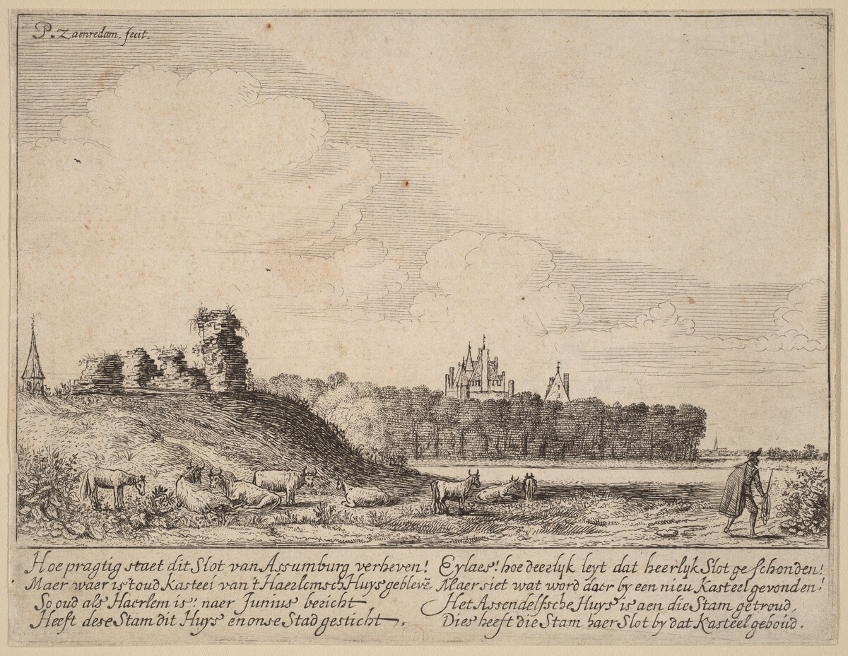 Ruins of Assemburg Castle by Pieter Jansz Saenredam