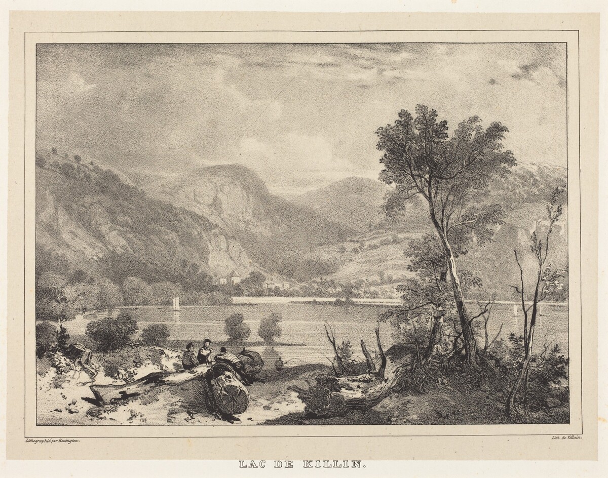 Lac de Killin by Richard Parkes Bonington after Francois Alexandre Pernot