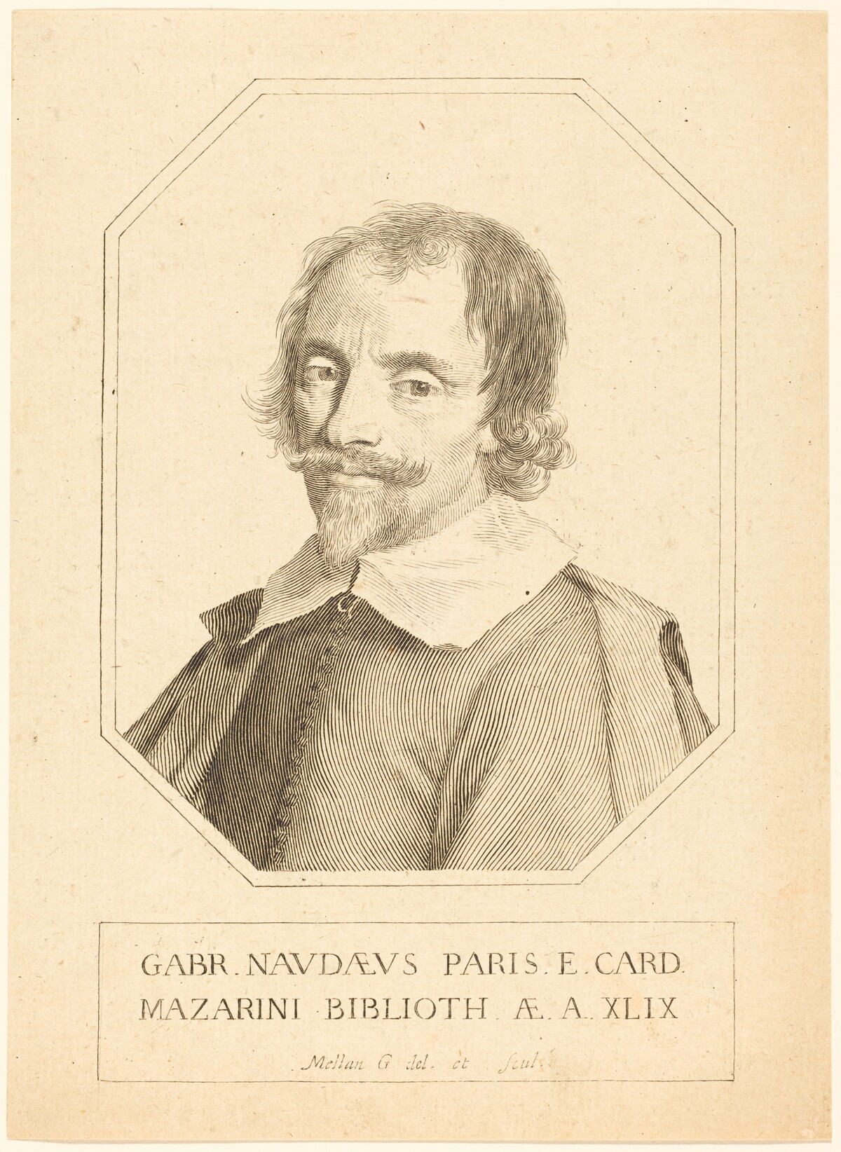 Gabriel Naude by Claude Mellan