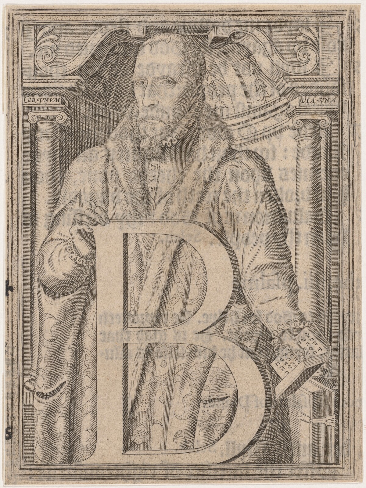 William Cecil, First Baron Burghley by Franz Hogenberg