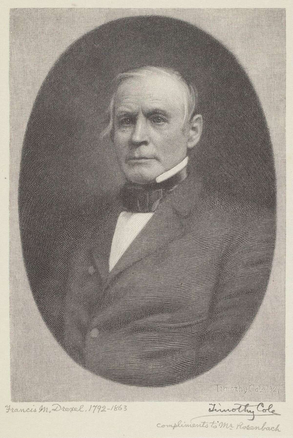 Francis M. Drexel by Timothy Cole