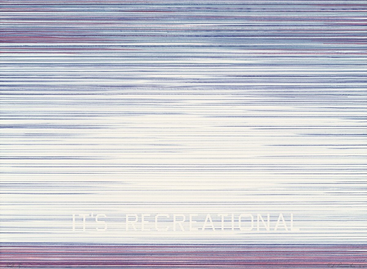 It's Recreational by Ed Ruscha