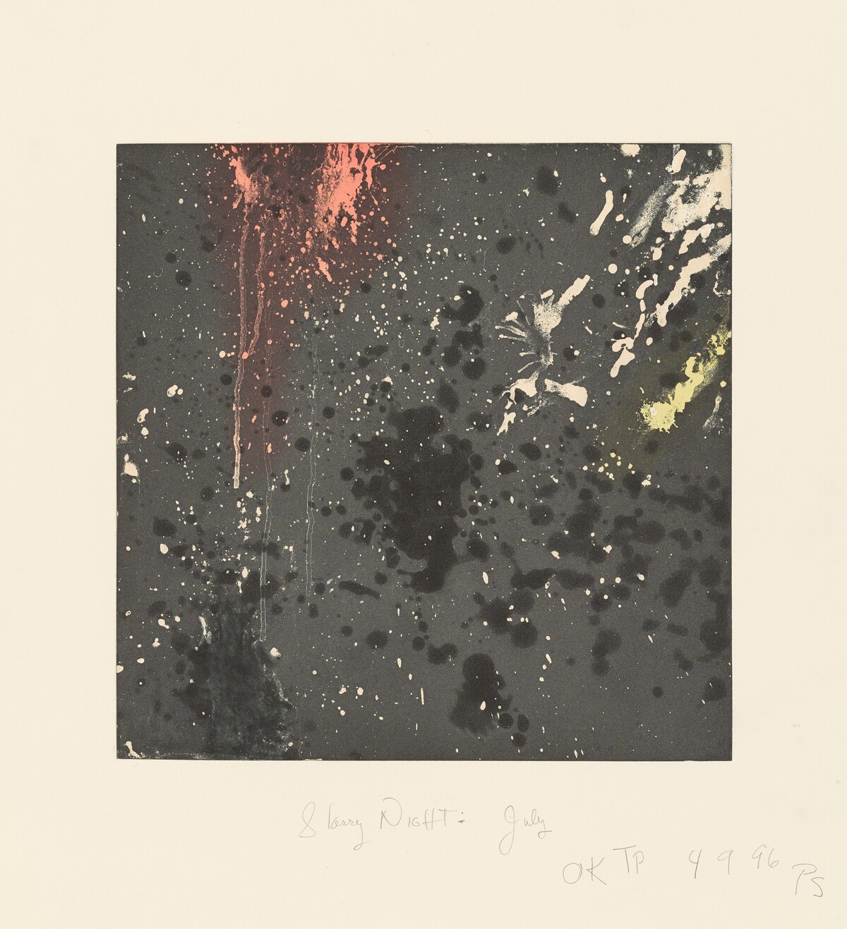 Starry Night: July by Pat Steir
