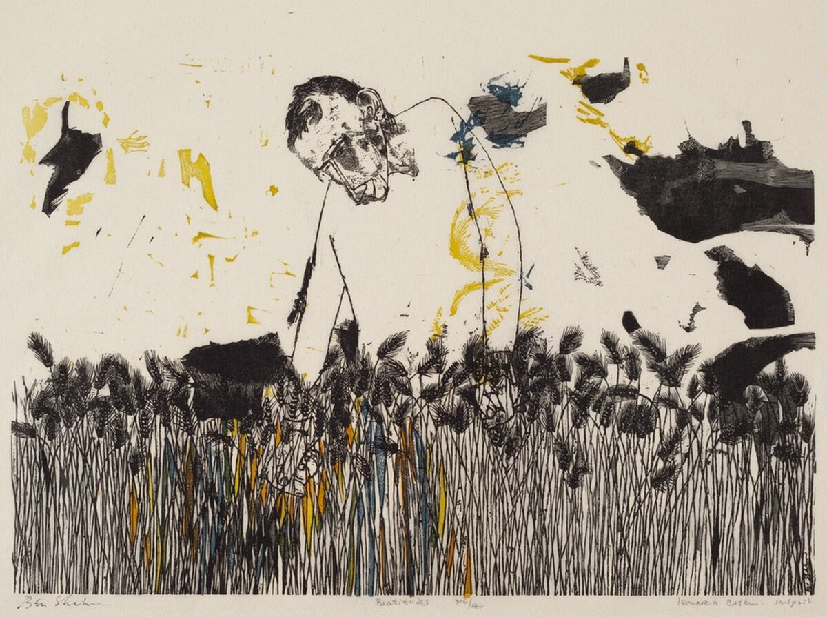 Beatitude by Leonard Baskin after Ben Shahn