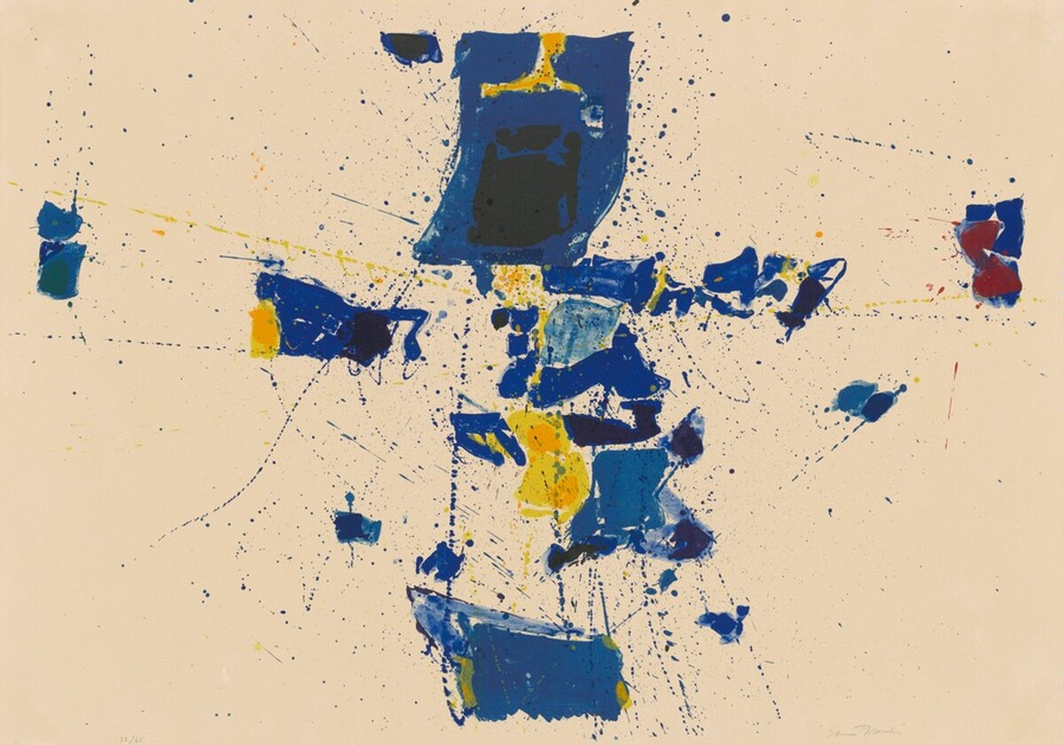 First Stone by Sam Francis