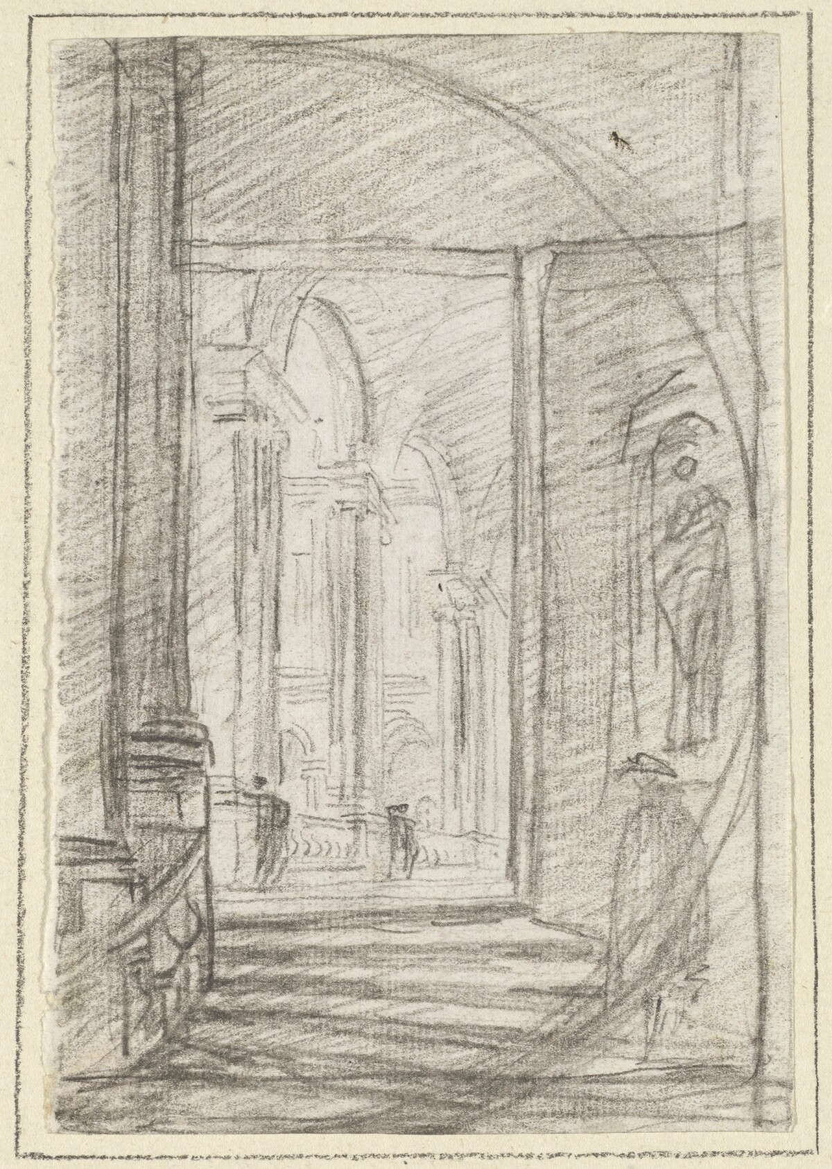 Interior of a Roman Palace by Hubert Robert